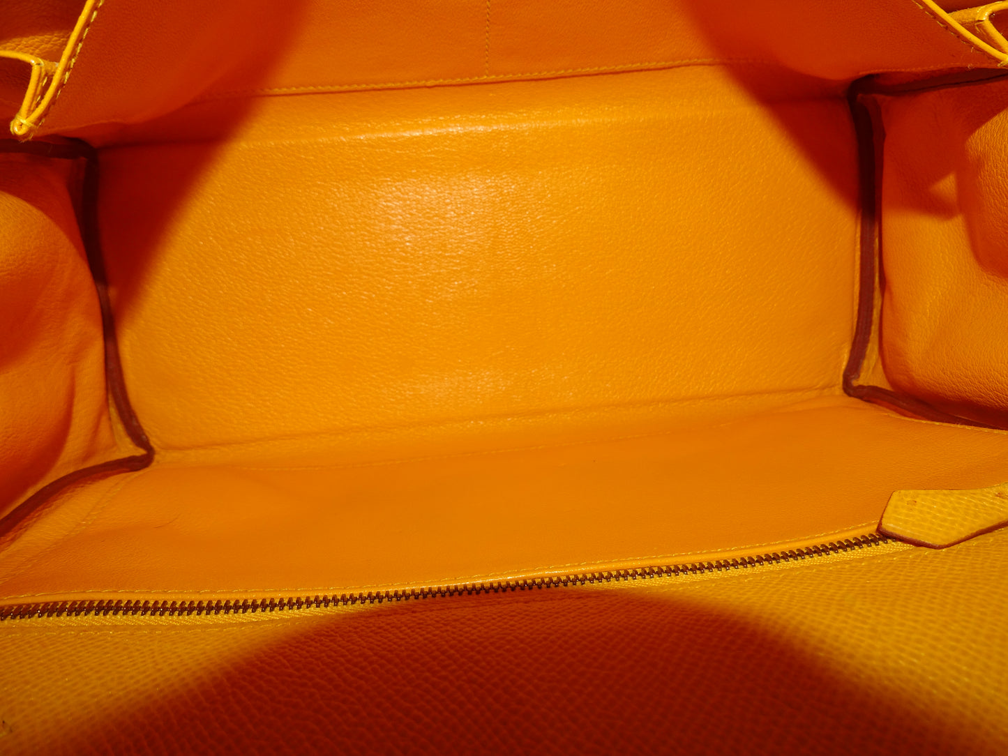 Hermes Kelly 28 Retourne Jaune Ambre Courcheval GHW 1997