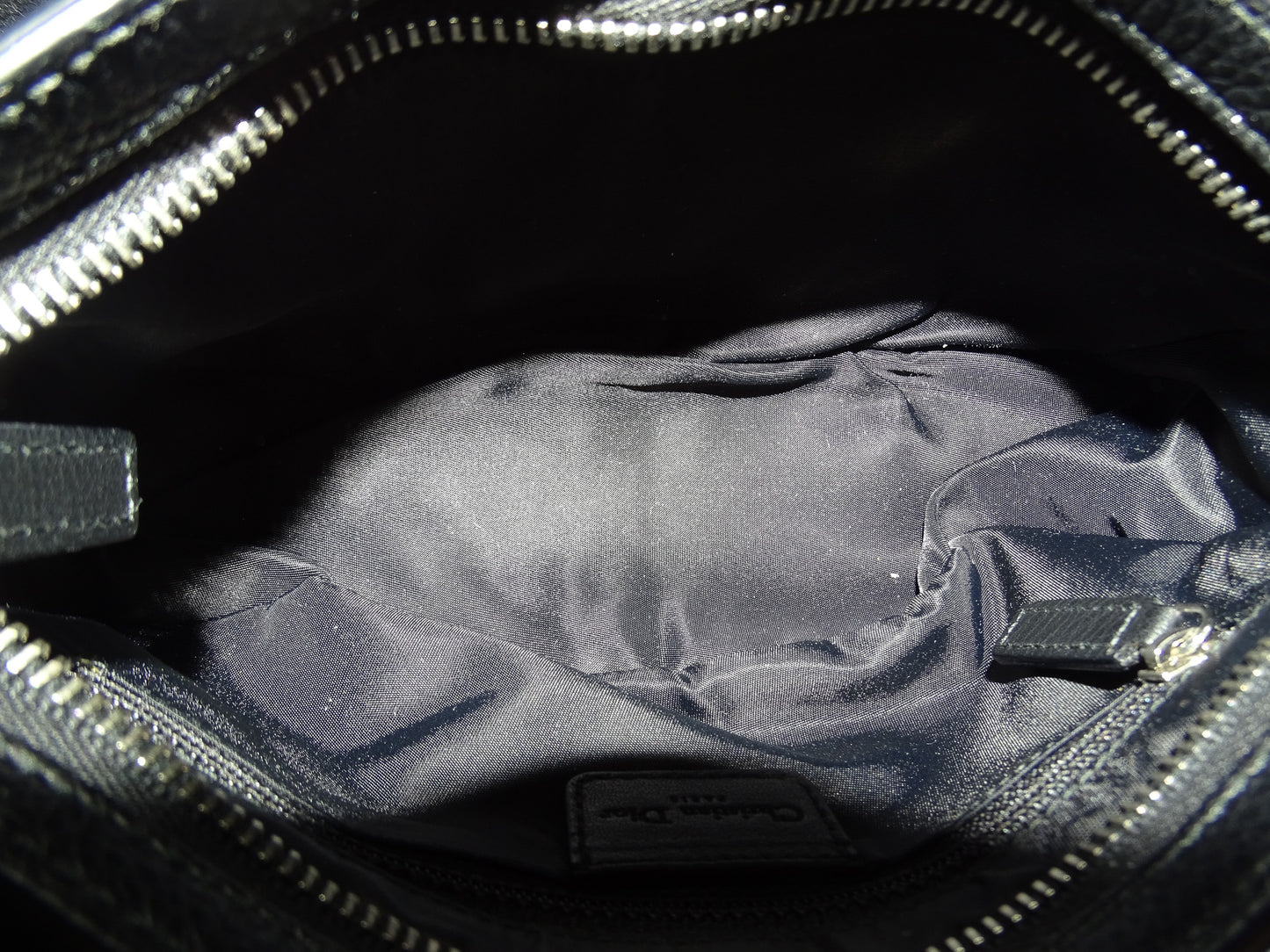 Dior Street Chic Shoulder Bag Black Oblique 2005