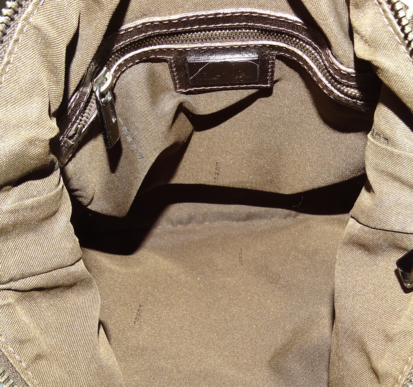 Fendi Messenger Beige/Brown Zucchino