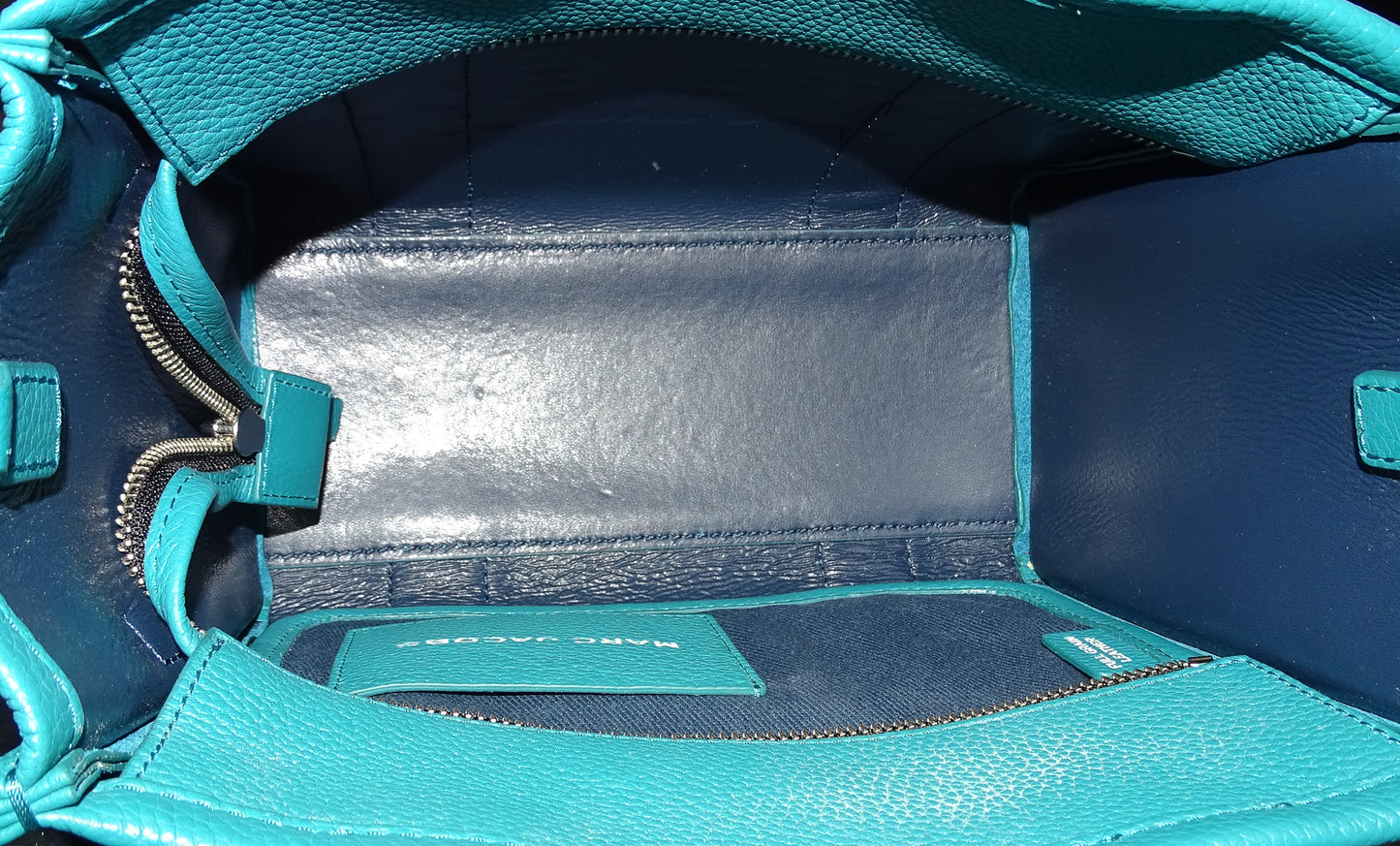 Marc Jacobs The Tote Bag Small Harbour Blue Leather