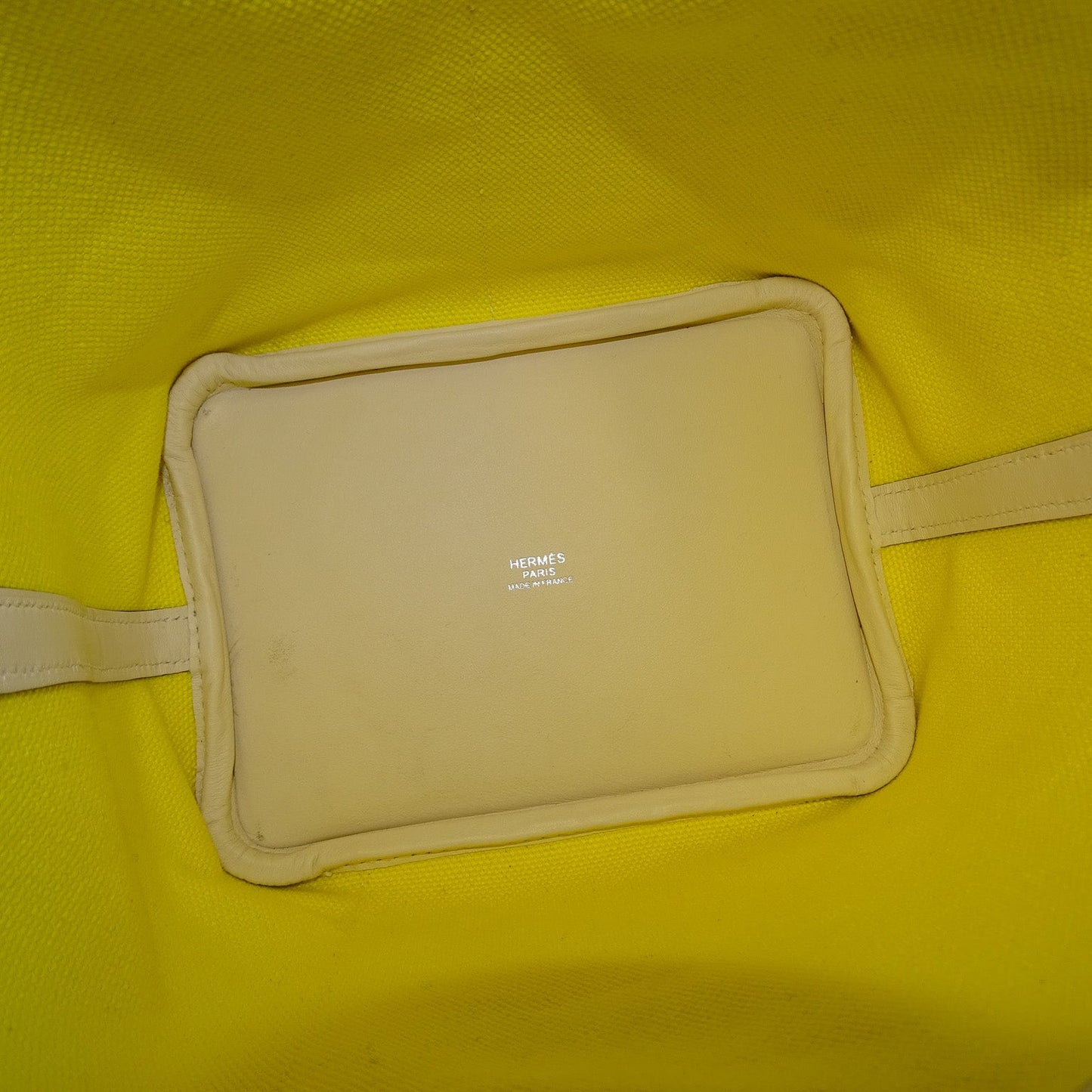 Hermes Picotin Cargo Lock 18 In Jaune Citron & Nata Swift & Toile Canvas