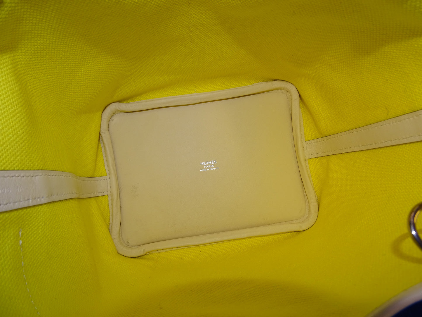 Hermes Picotin Cargo Lock 18 In Jaune Citron & Nata Swift & Toile Canvas