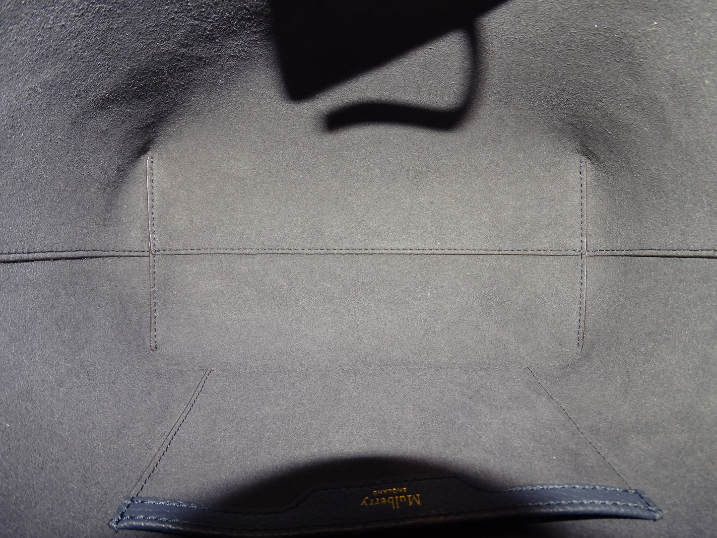 Mulberry Small Tote In Midnight Classic Grain
