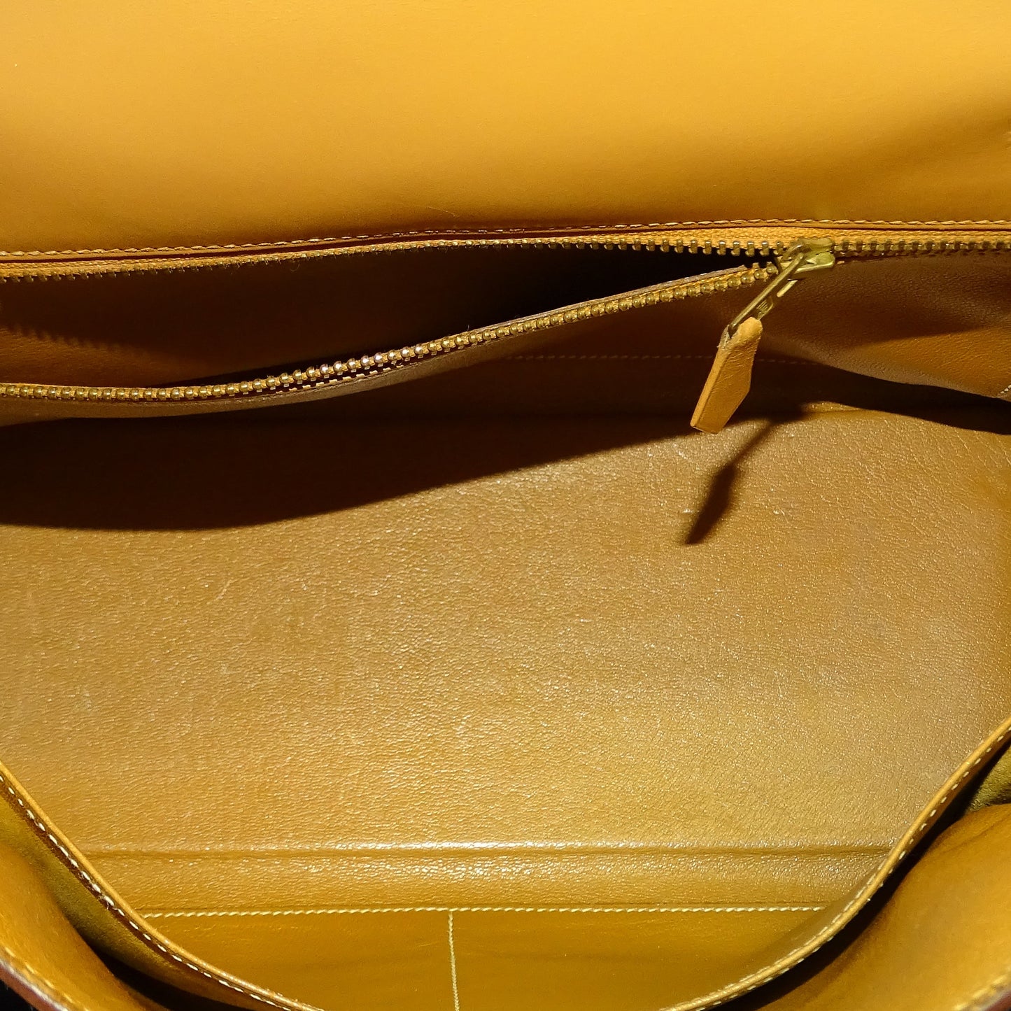 Hermes Kelly 32 Retourne Gulliver Leather Gold 1993