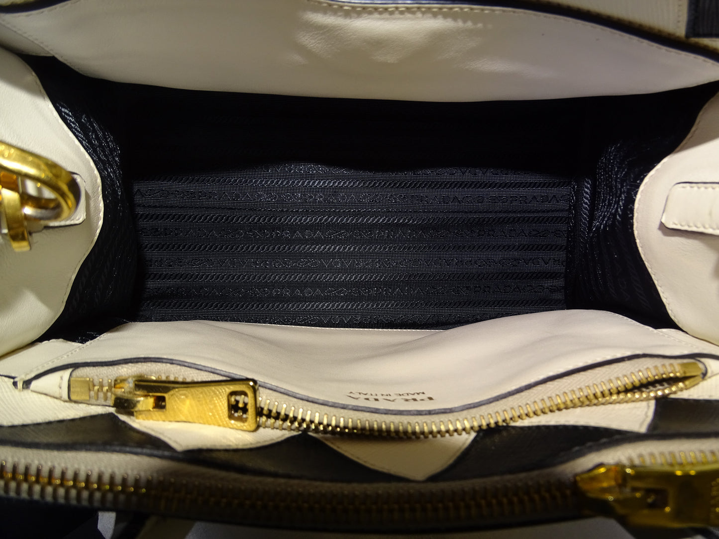 Prada Paradigme City Calfskin Greche Tote