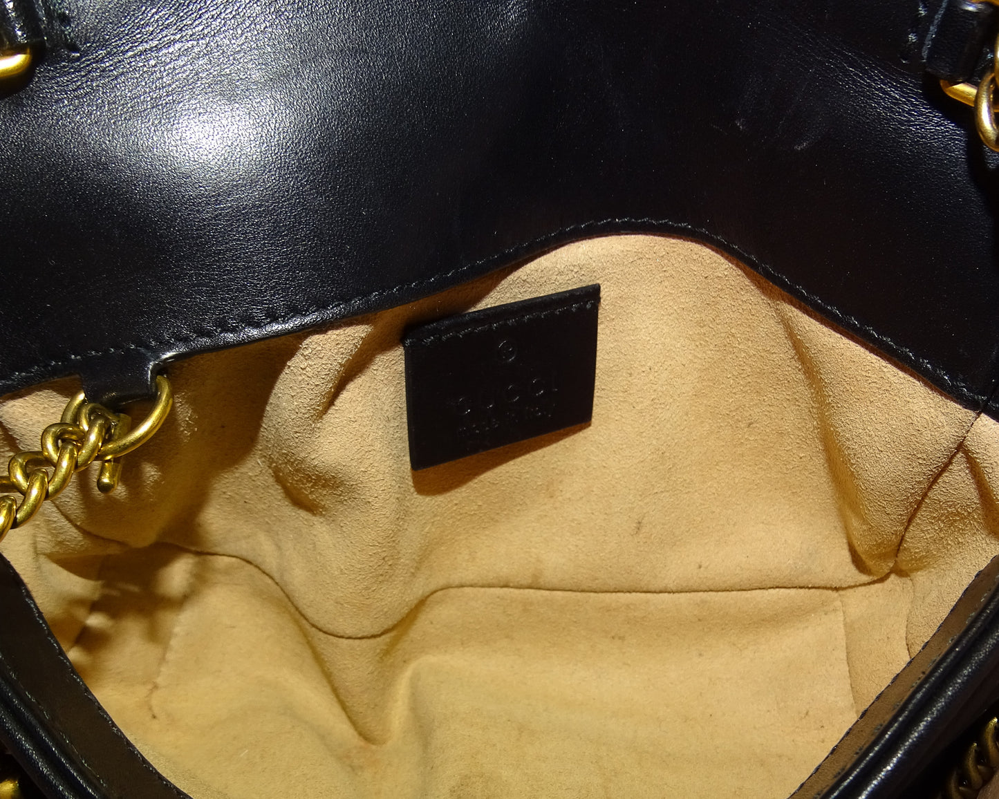 Gucci Marmont Super Mini Black GHW