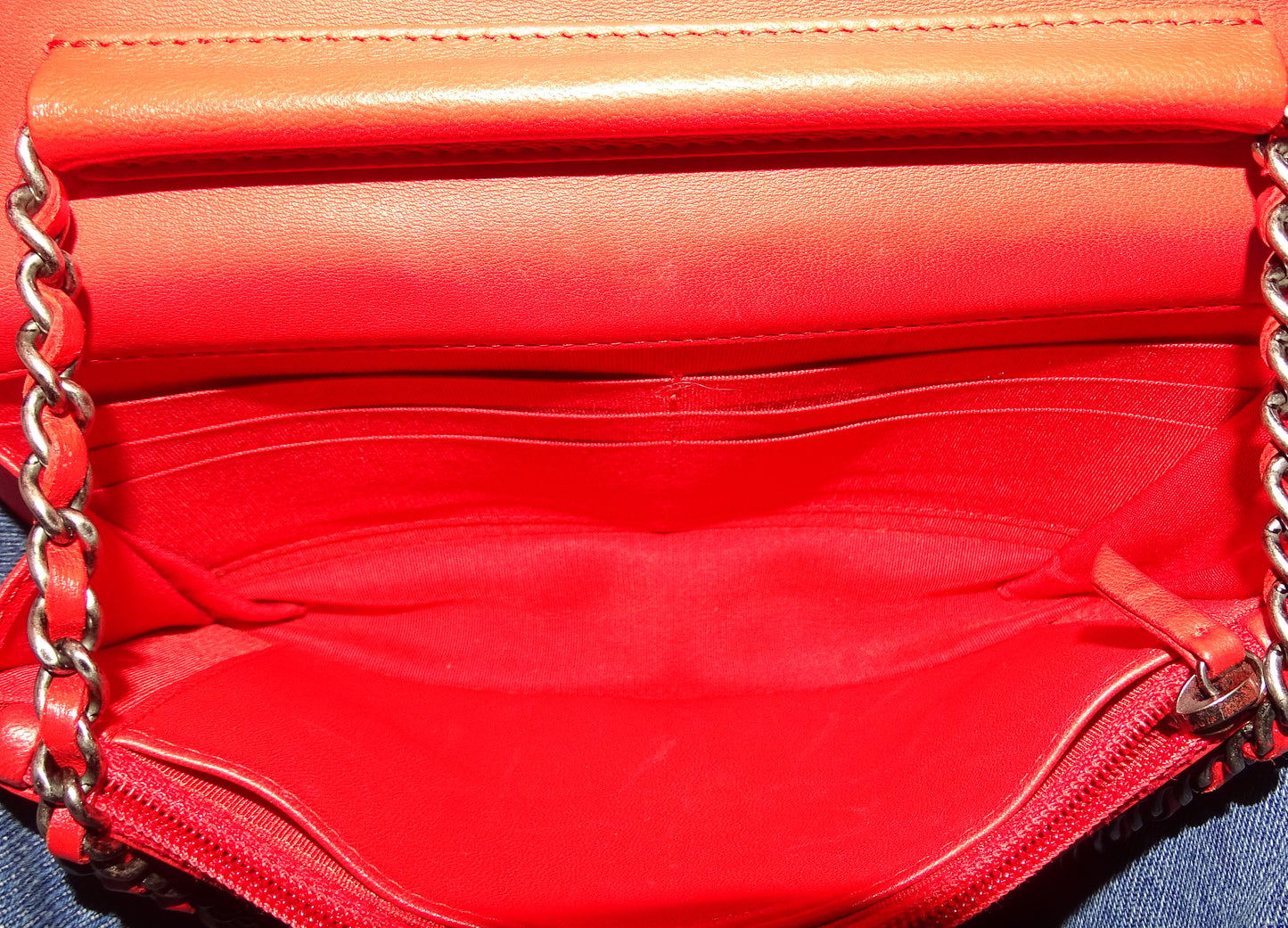 Chanel Wallet on Chain Boy Red 2014/15