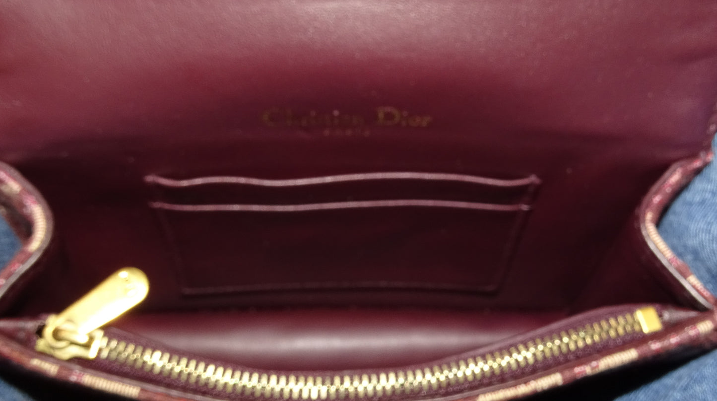 Dior Saddle Rectangle Belt Pouch Red Oblique 2019