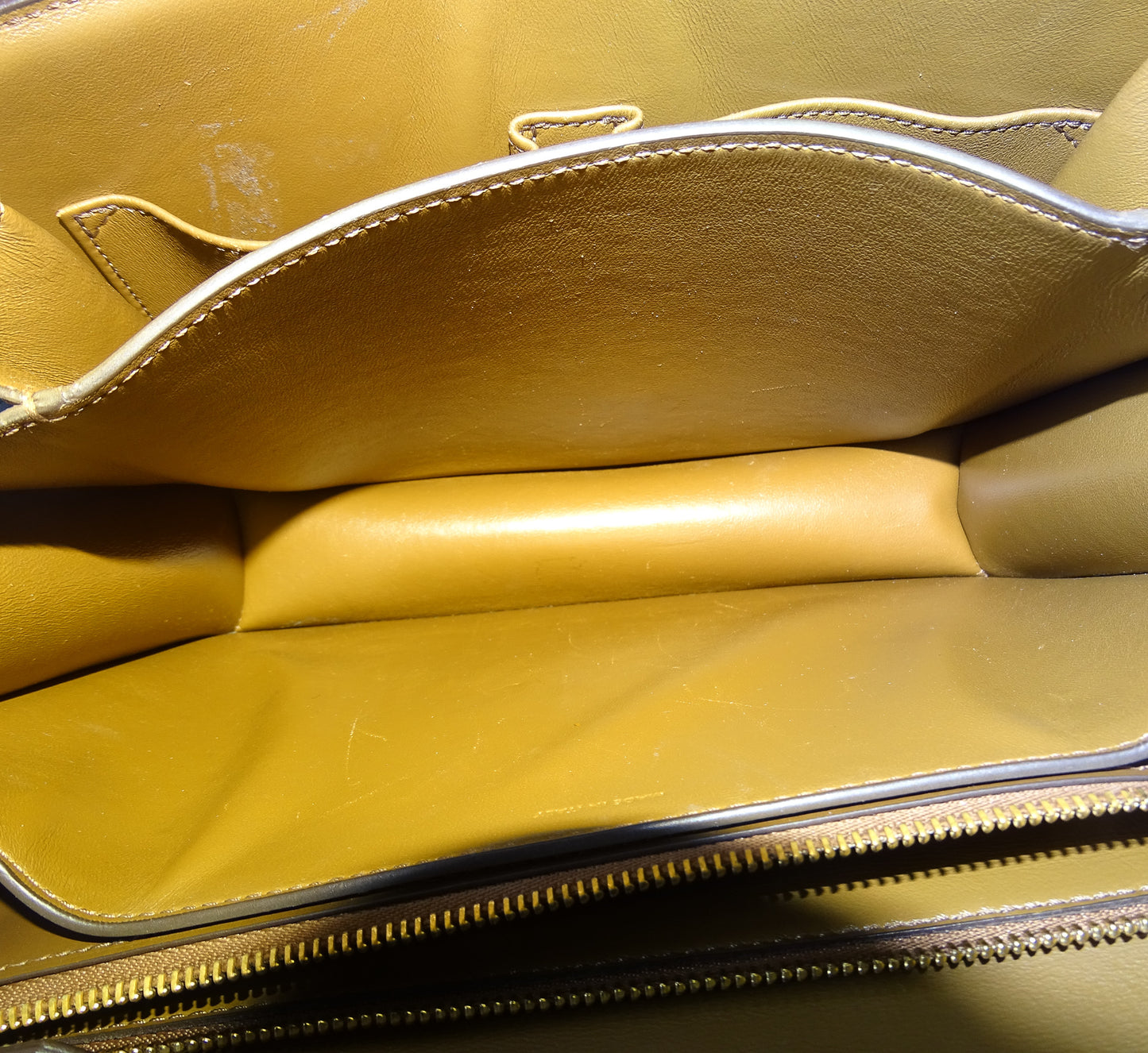 Celine Box Bag Medium Brown Smooth Leather
