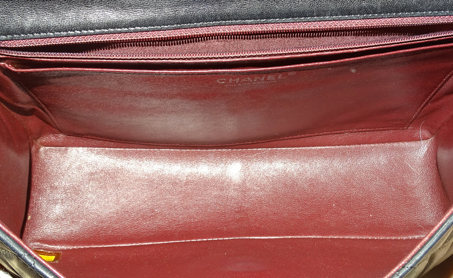 Chanel Classic Jumbo Single Flap Vintage Black Lambskin SH 2009/10