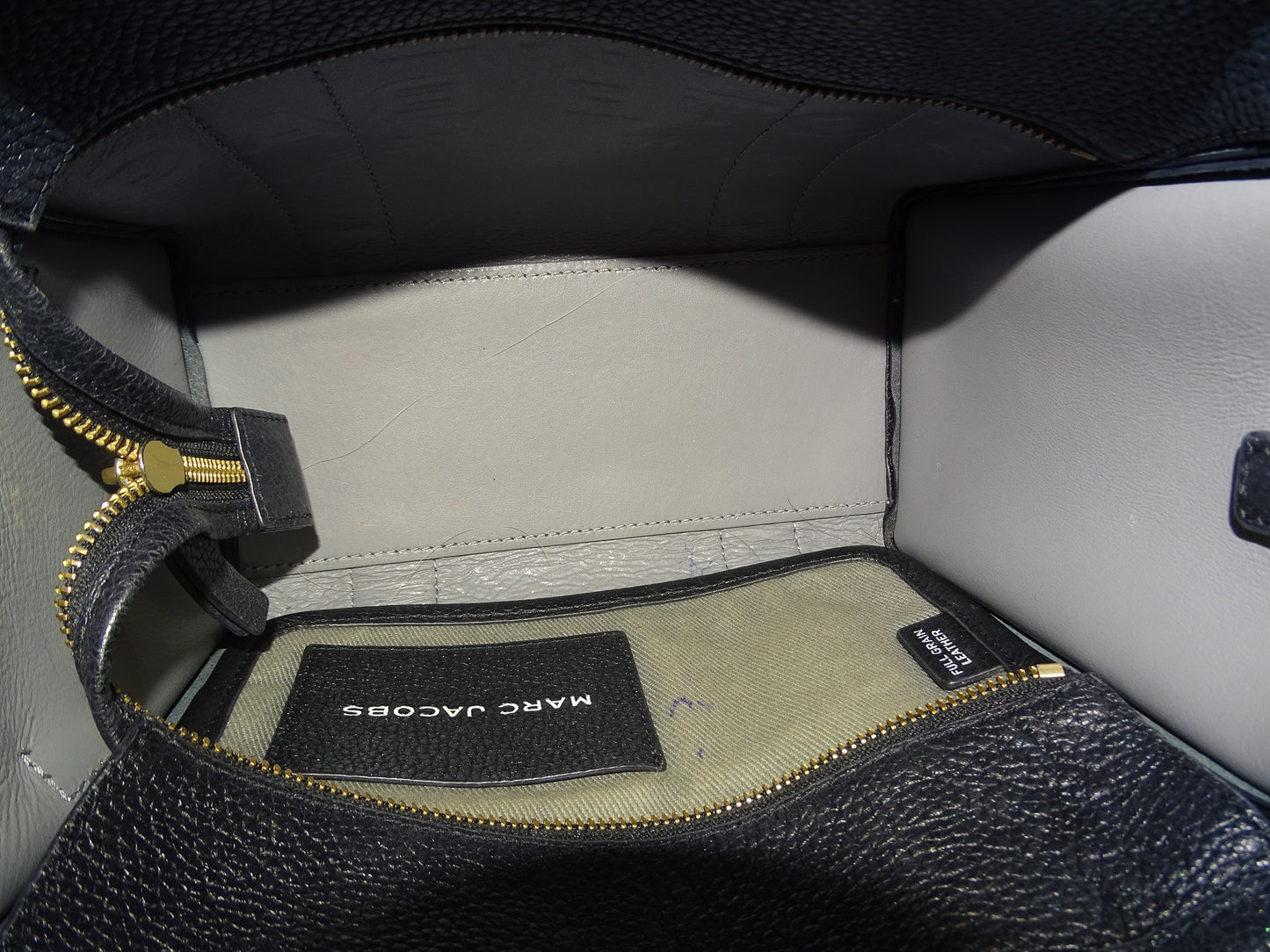 Marc Jacobs The Tote Bag Black Leather Small
