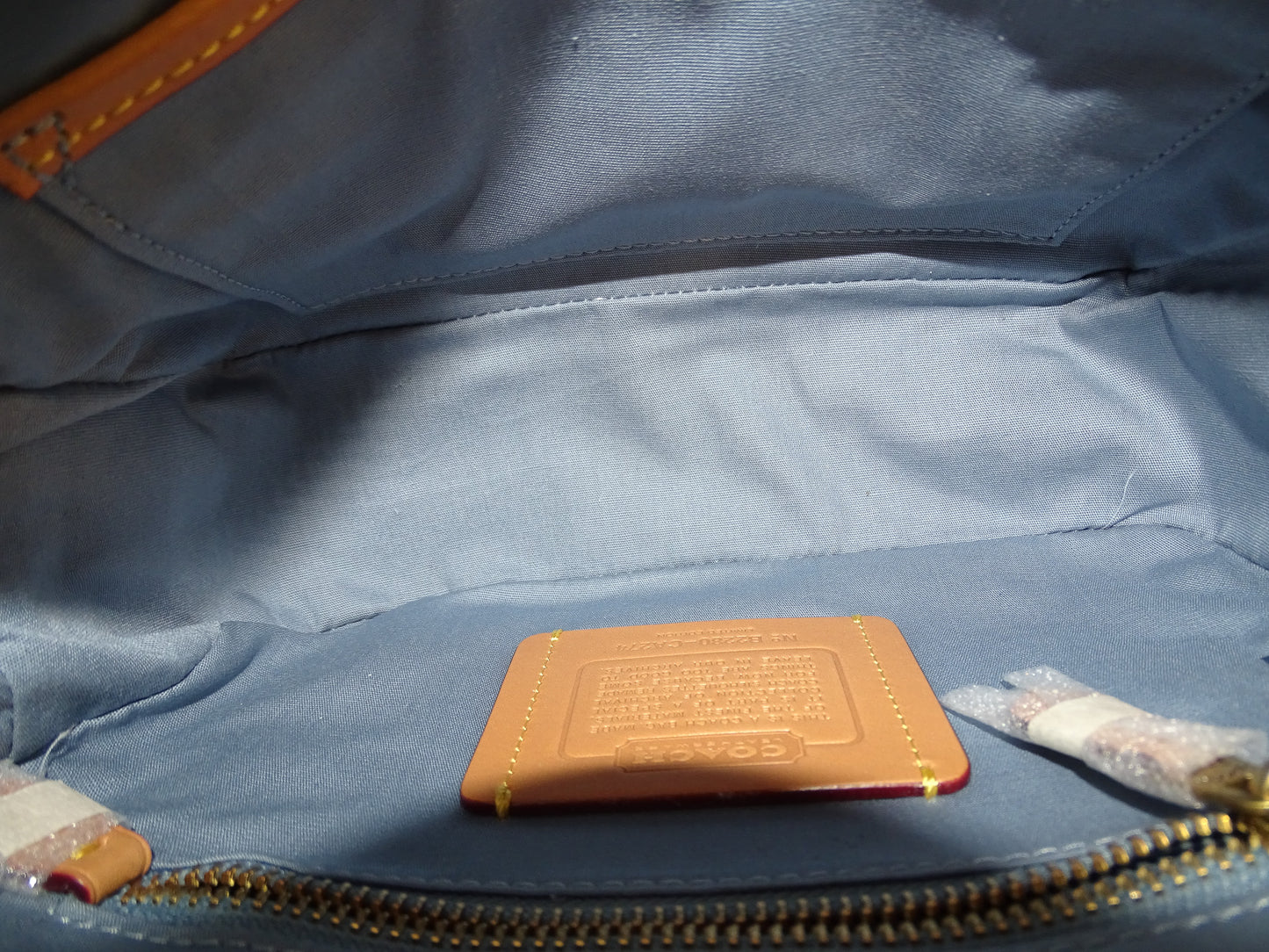 Coach Flight Bag Signature Denim Blue