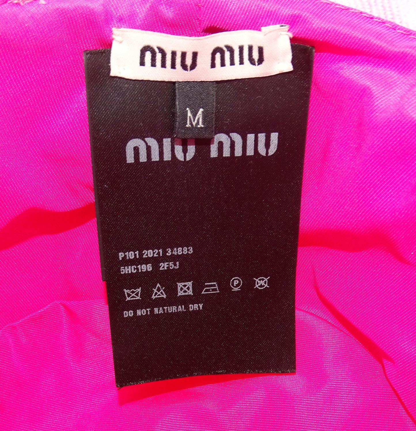 Miu Miu Bucket Hat Pink Floral (M)