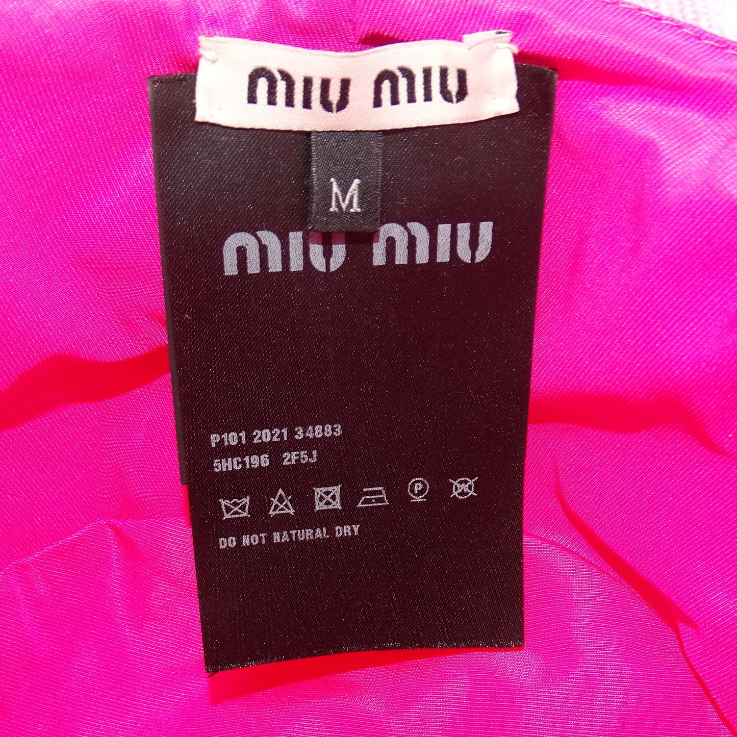 Chapeau Bob Miu Miu Rose Fleuri (M)