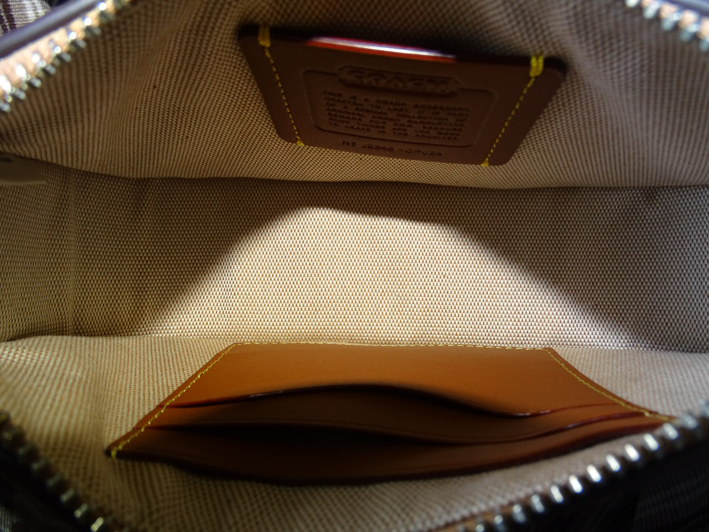 Coach Swinger 20 Bag Beige Croc Embossed