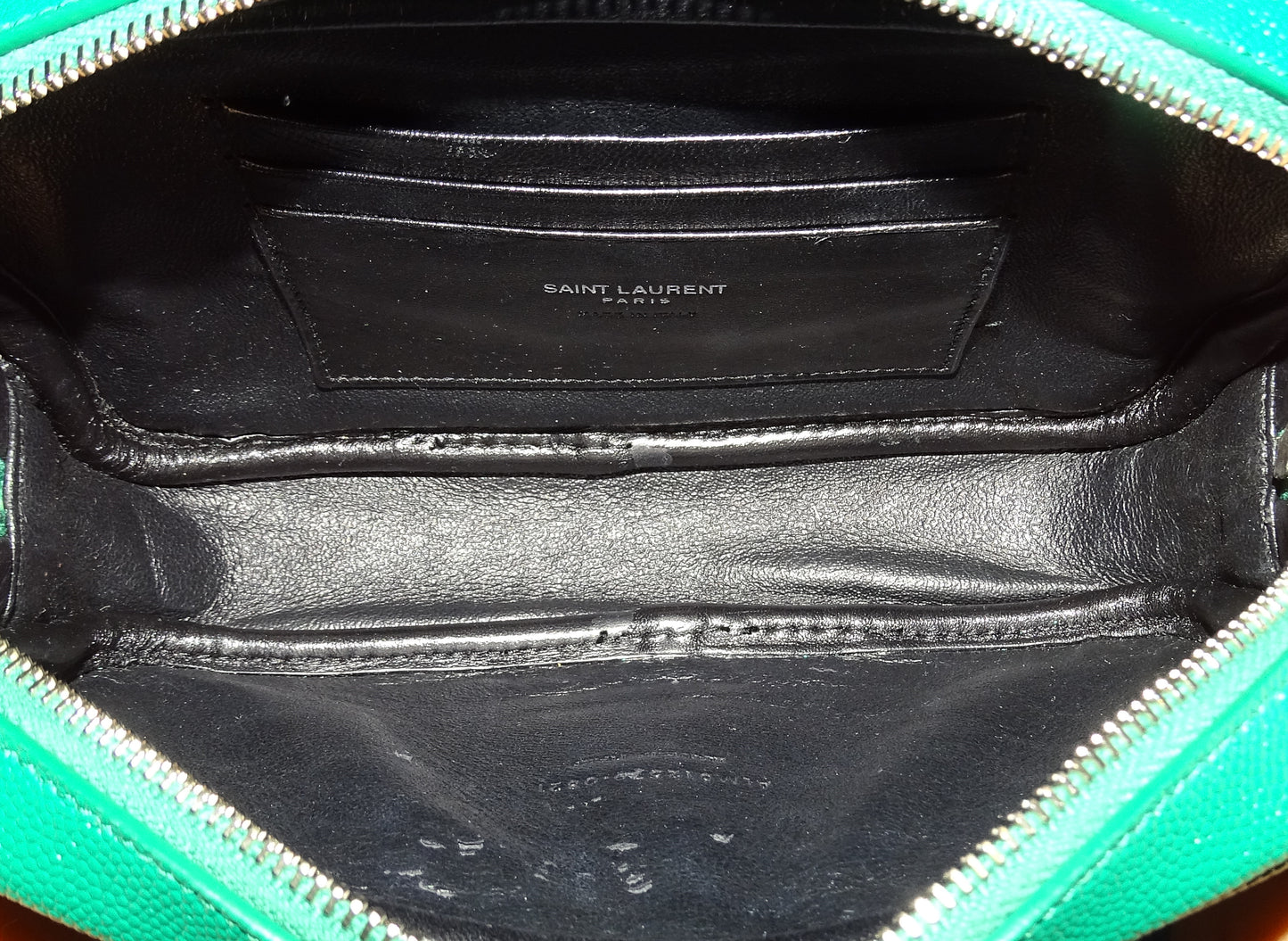 Saint Laurent Mini Lou Camera Bag Green Grain De Poudre 2021