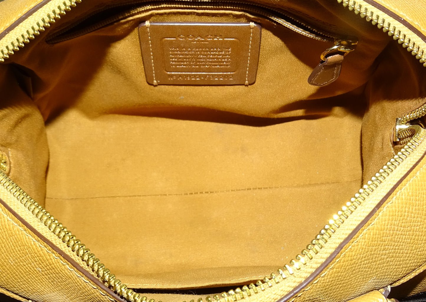 Coach Mini Bennett Satchel Tan Crossgrain Leather