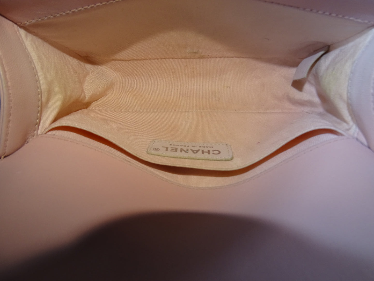 Chanel Boy Bag Pink Small Chevron Pink With Iridescent Mirror 2016/17