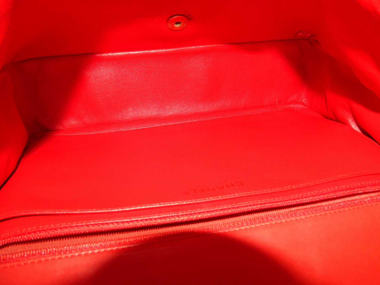 Chanel Classic Maxi Single Flap Coral Brushed GHW 2009/10