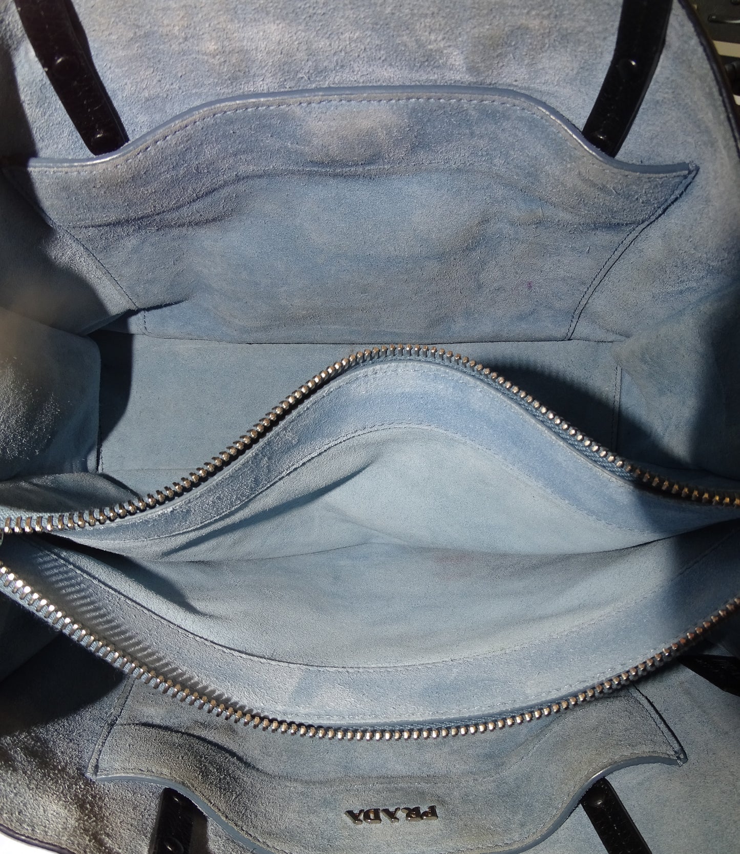 Prada Etiquette Tote Studded Small Black