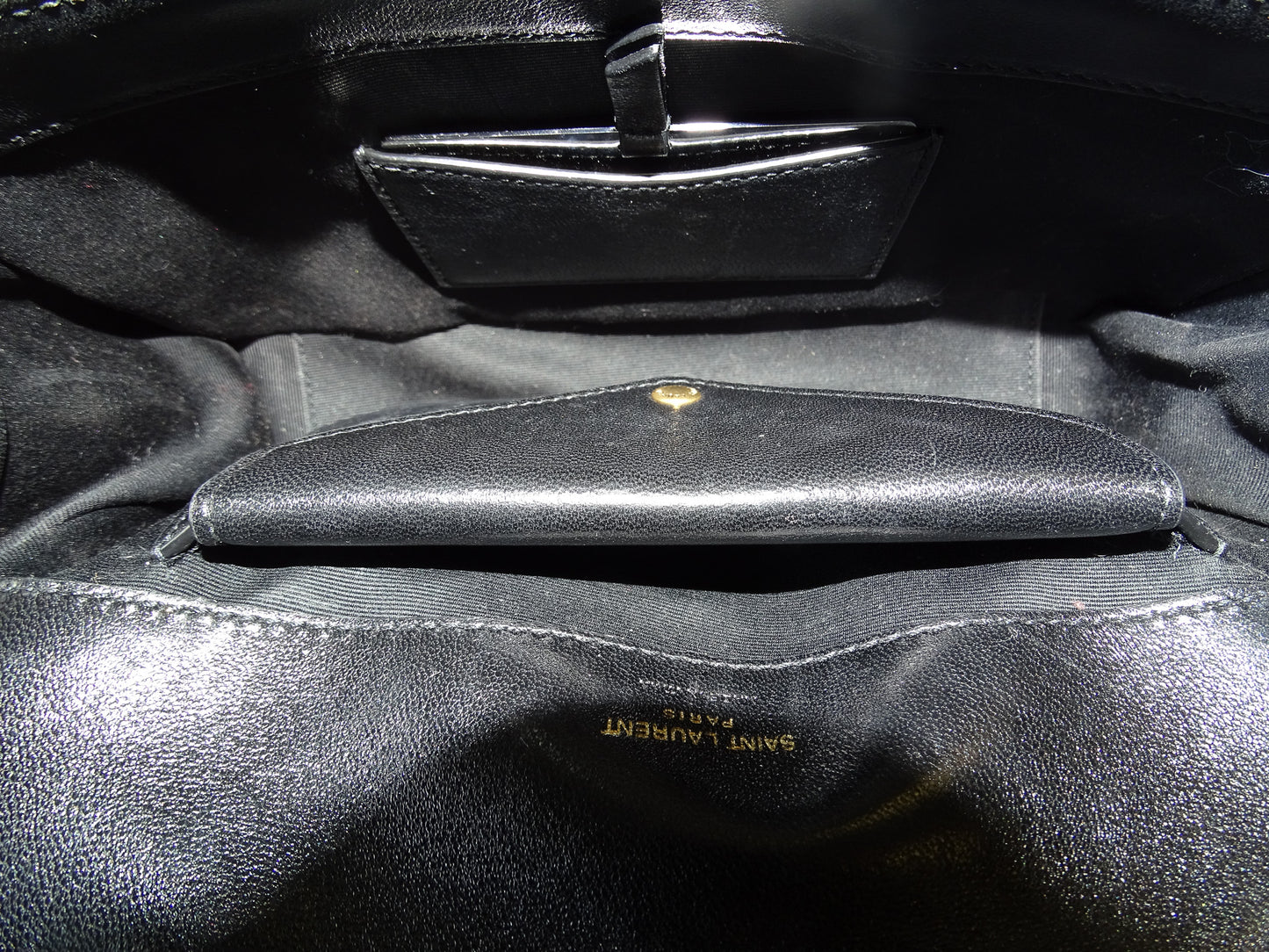 Saint Laurent Loulou (NM) Small Black Lambskin GHW 2025
