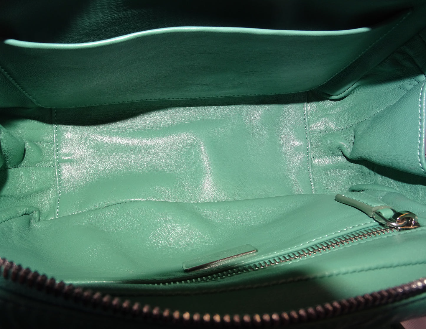 Prada Re-Edition 2001 Bauletto Green SHW