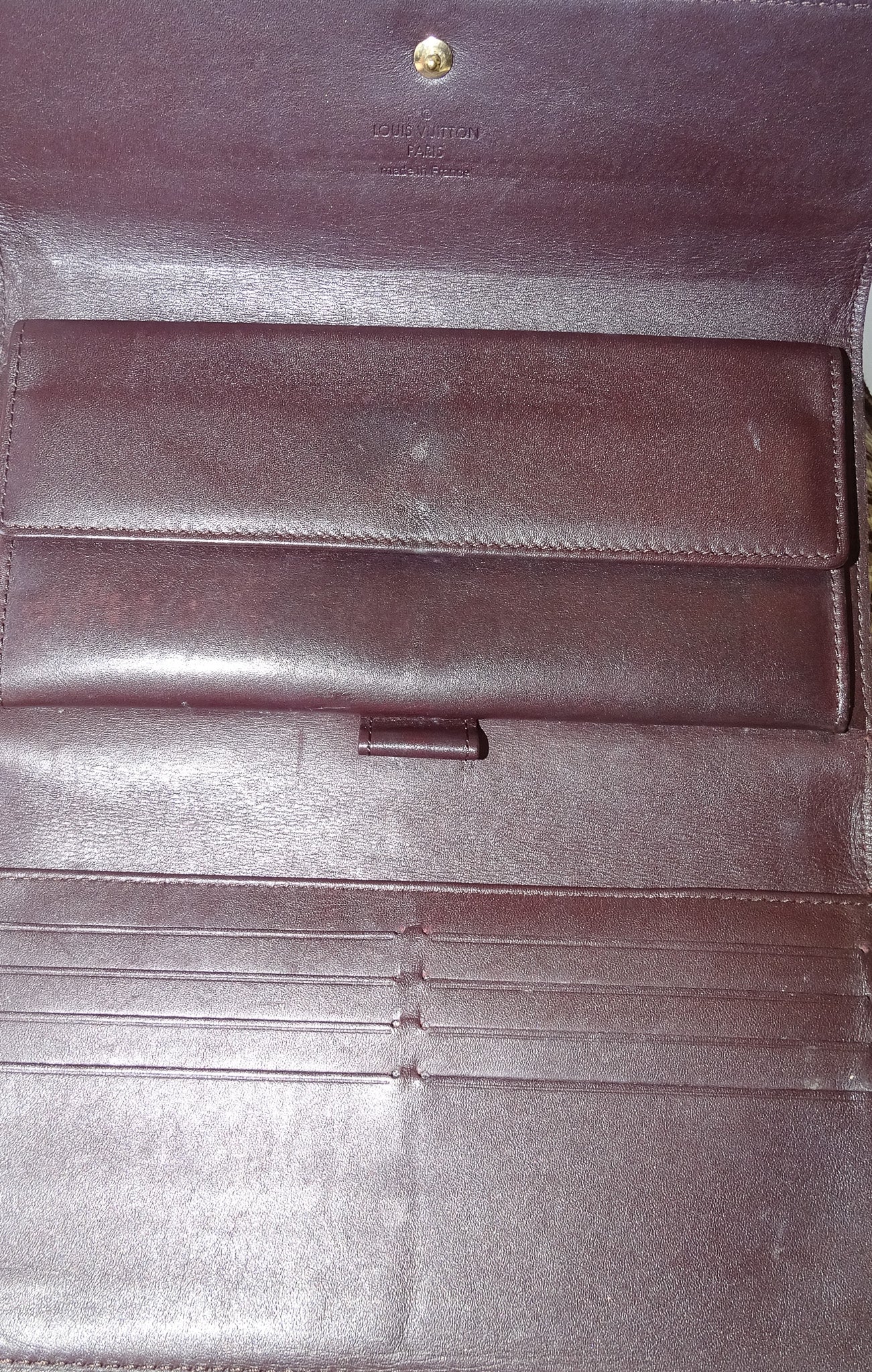 Louis Vuitton Sarah Wallet OM Amarante Vernis TH0048 - 2008