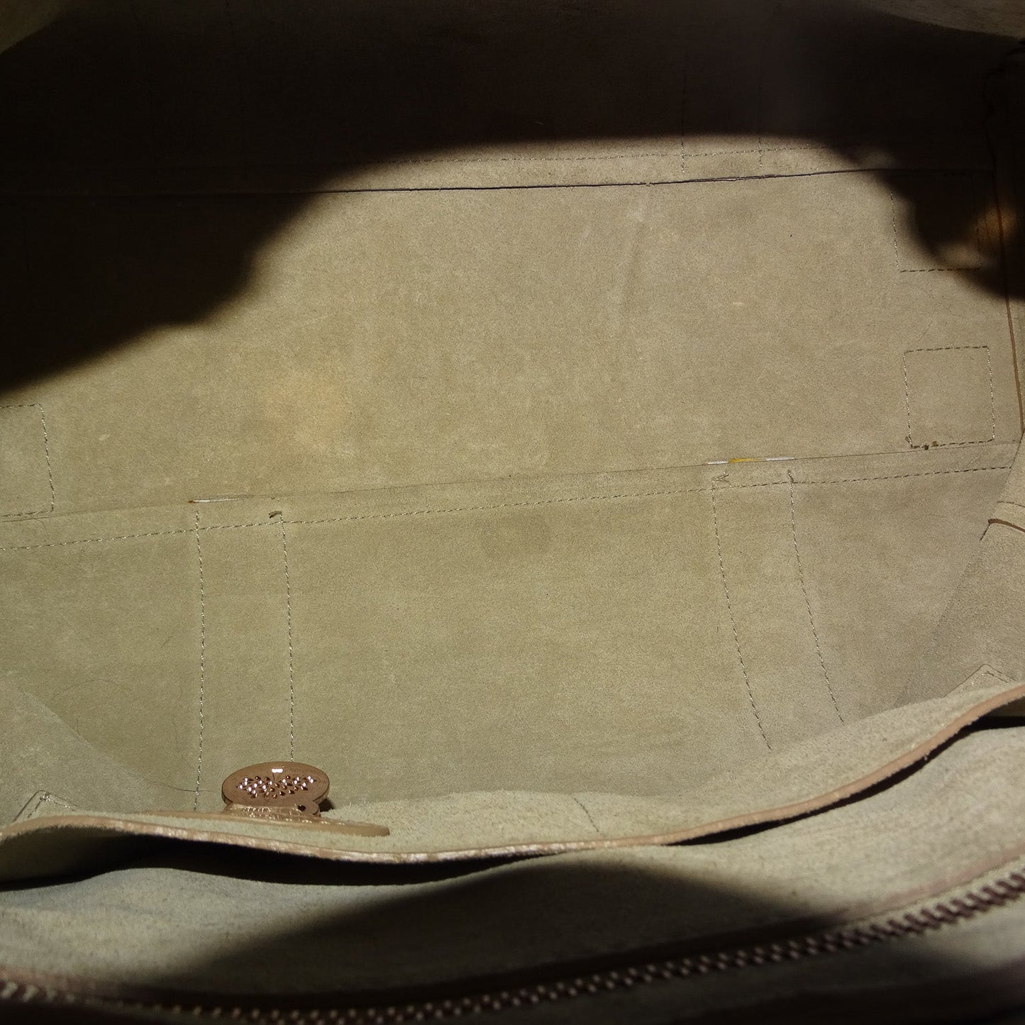 Mulberry Bayswater Wrinkled Patent Plaster With Rose Gold Hardware