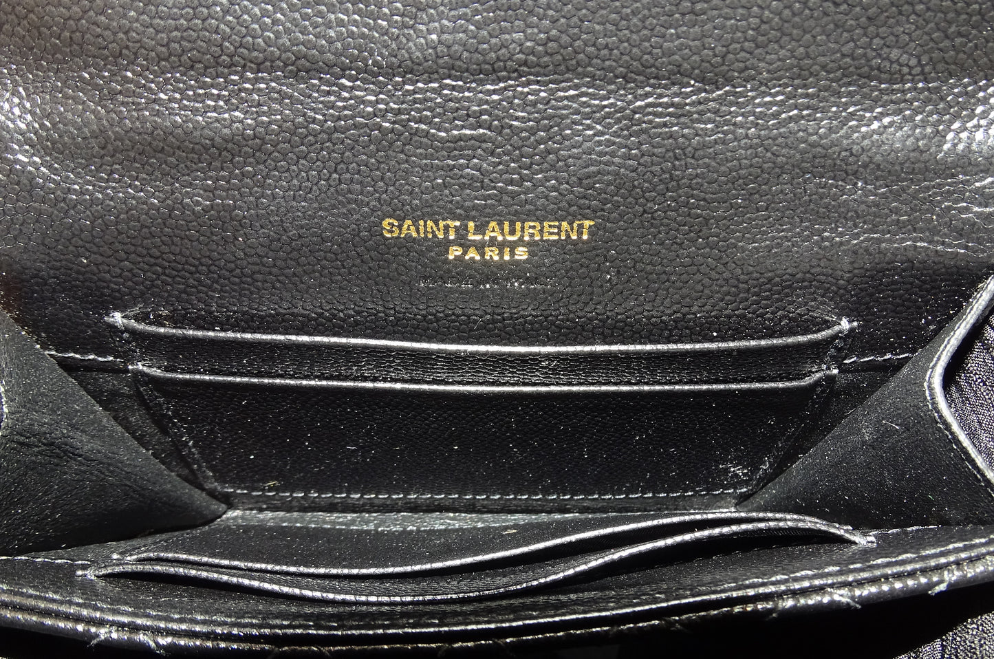 Saint Laurent Envelope Card Holder Mixed Matelasse 2021