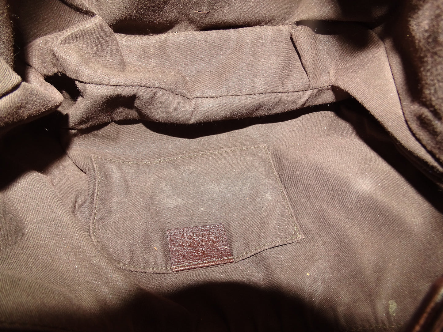 Gucci Shoulder Bag Vintage GG Canvas and Horsebit Detailing