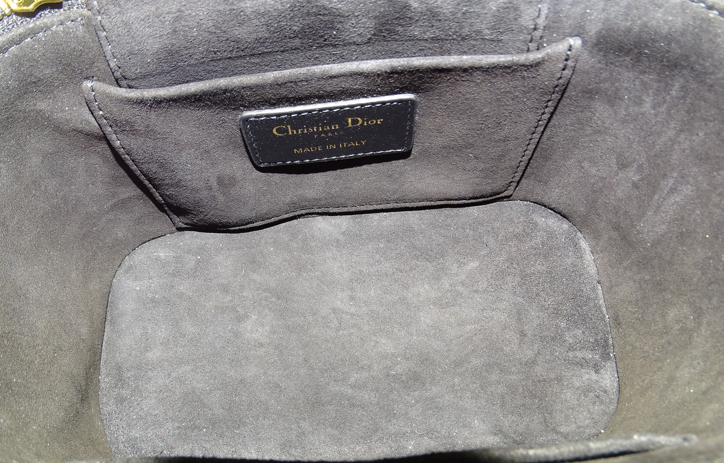 Dior Black Cannage Leather Small Diortravel Vanity with Strap 2020