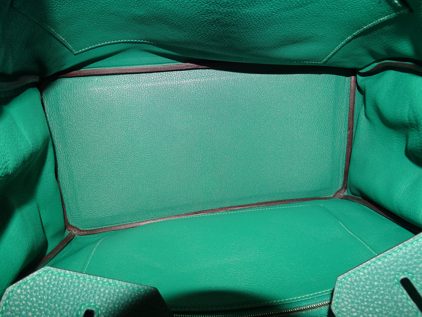 Hermes Birkin 35cm Retourne Malachite Togo PHW 2013