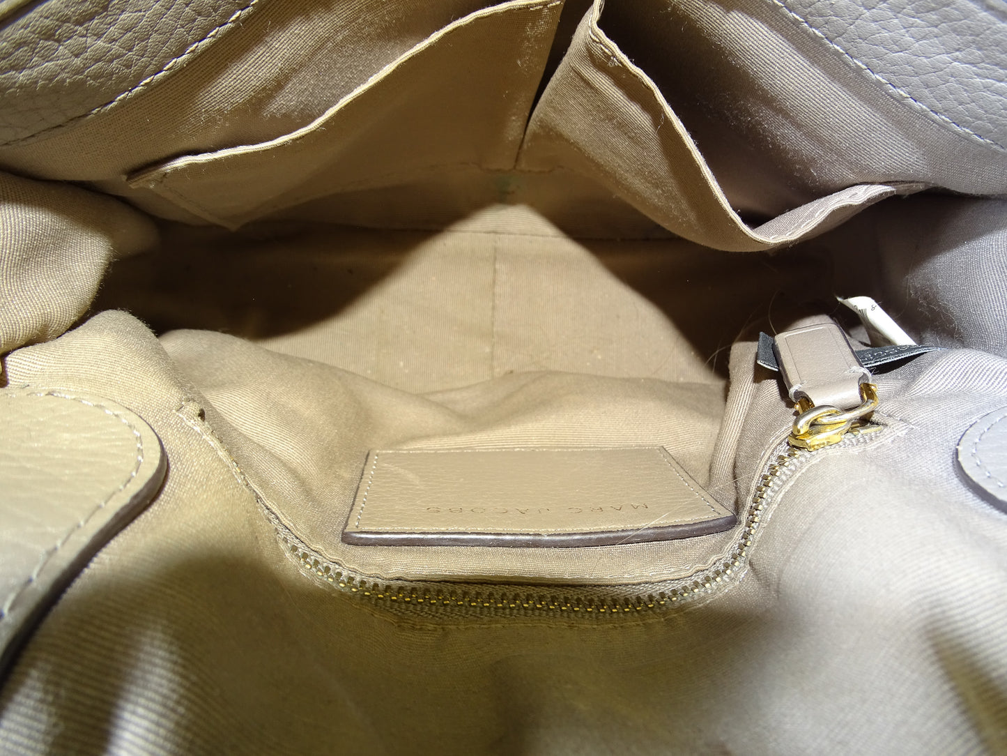Marc Jacobs Recruit Small Saddle Bag Cement