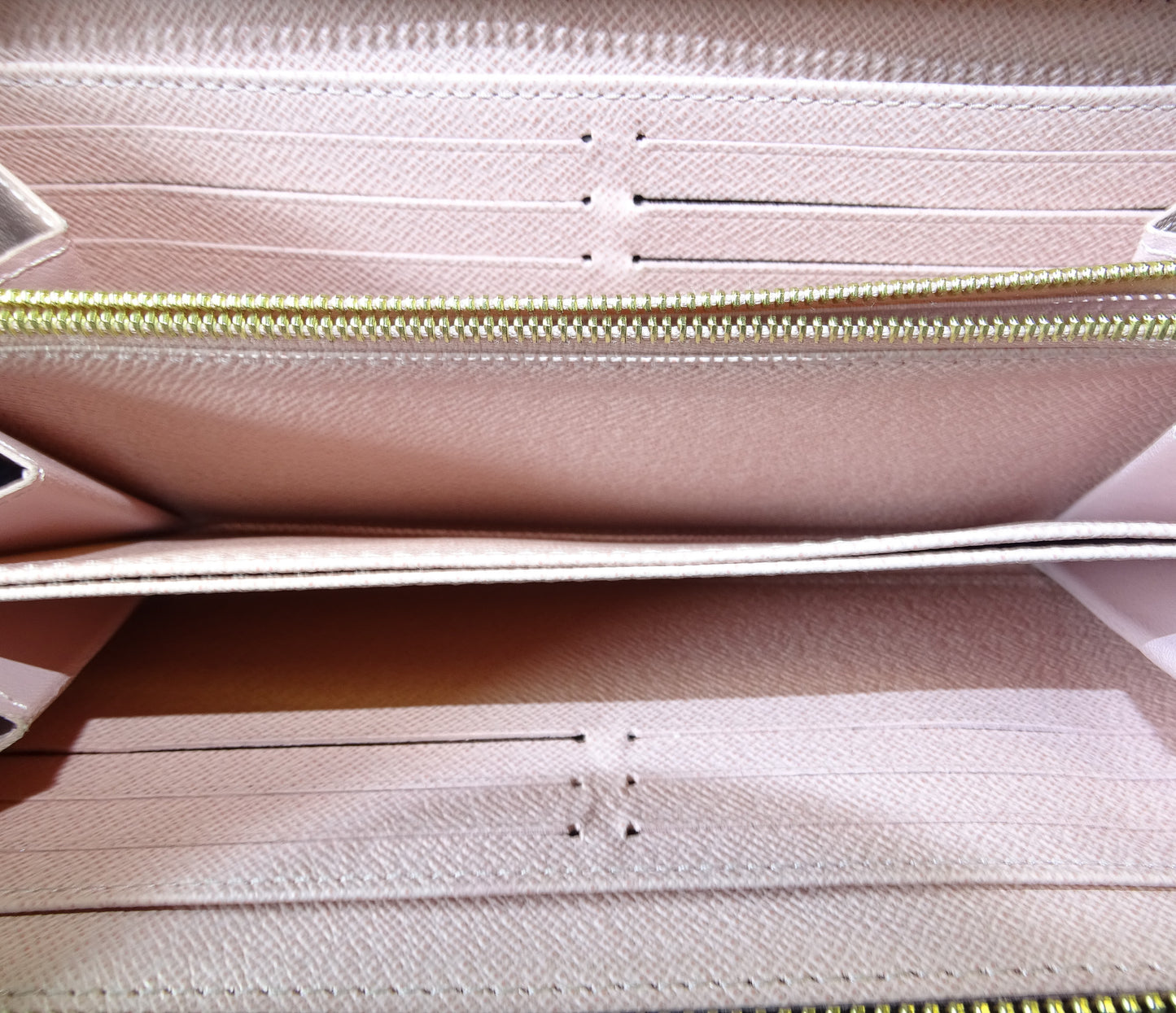 Louis Vuitton Long Zippy Wallet Damier Ebene and Rose Ballerine GI5200 - 2020
