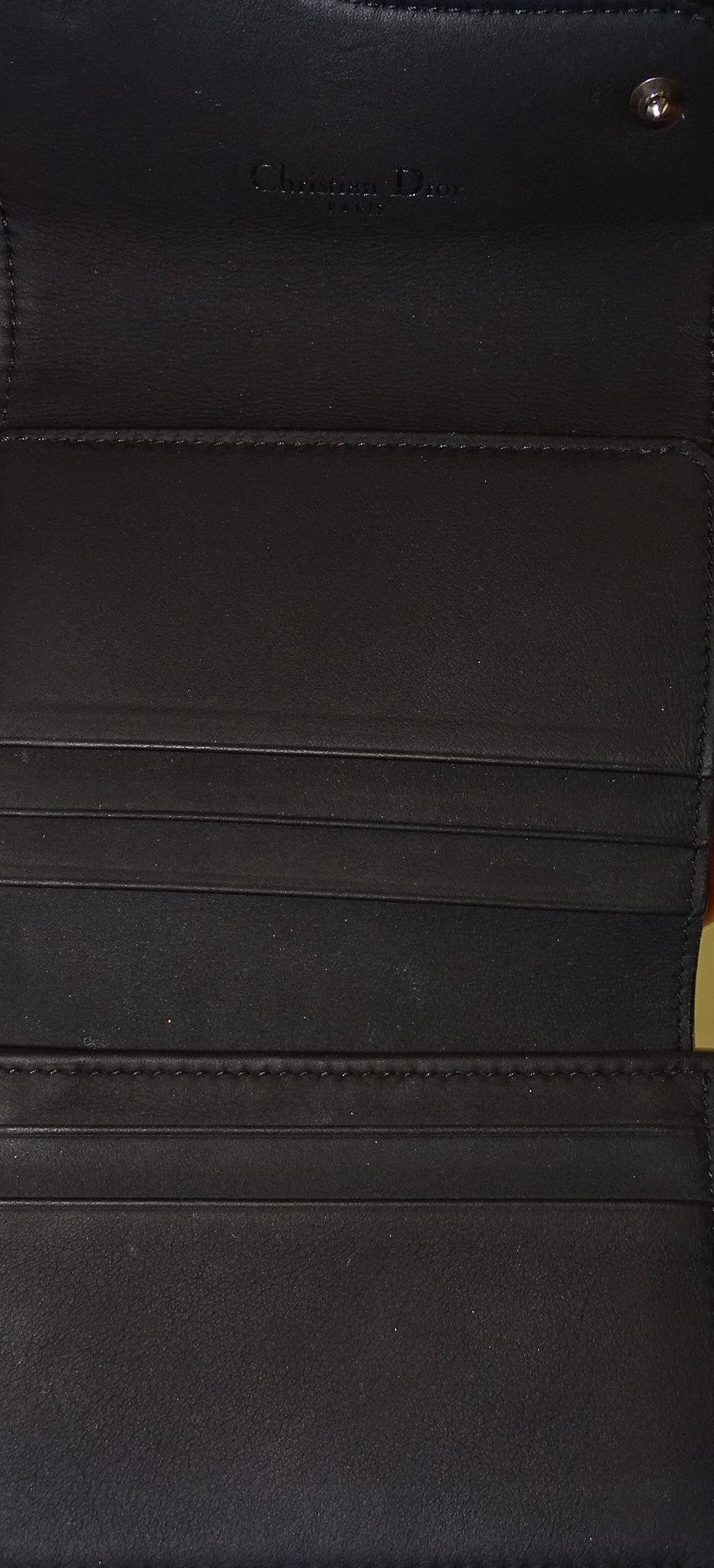 Dior Saddle Wallet Compact Matte Black