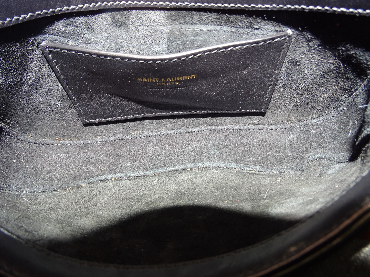 Saint Laurent Le 5 a 7 Mini Black Smooth Leather GHW
