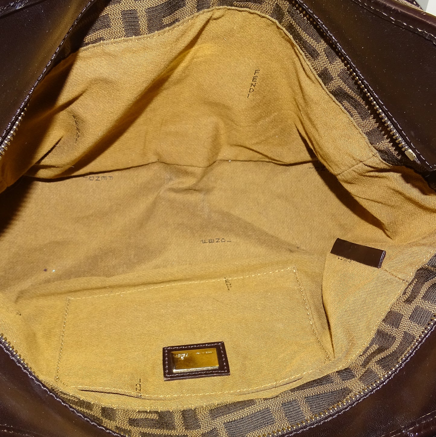 Fendi Chef Tote Bag Classic Zucca