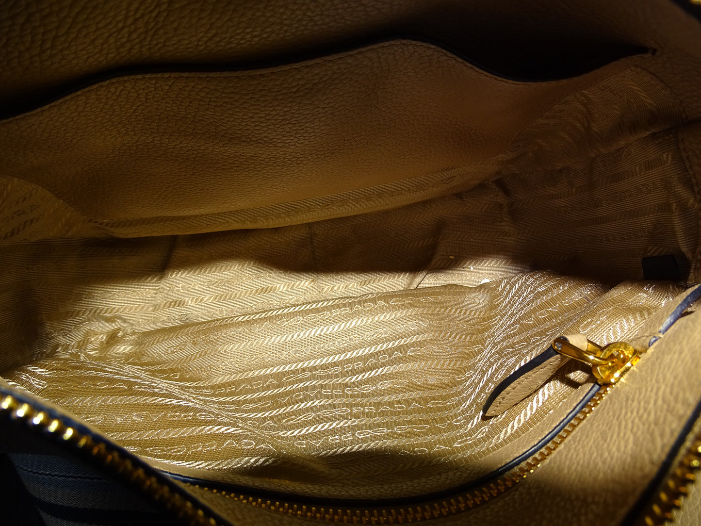 Prada Vitello Phenix Cammeo Messenger Bag