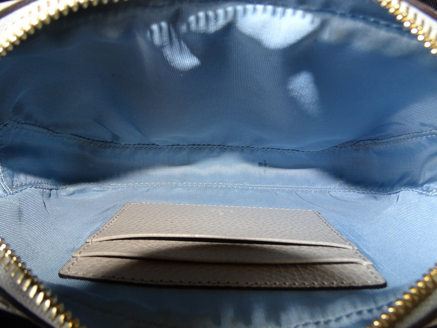 Gucci Mini Camera Bag Dollar Calfskin Grey GHW