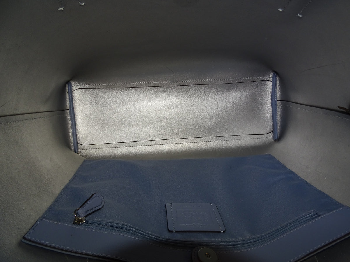 Coach Avenue Tote Blue