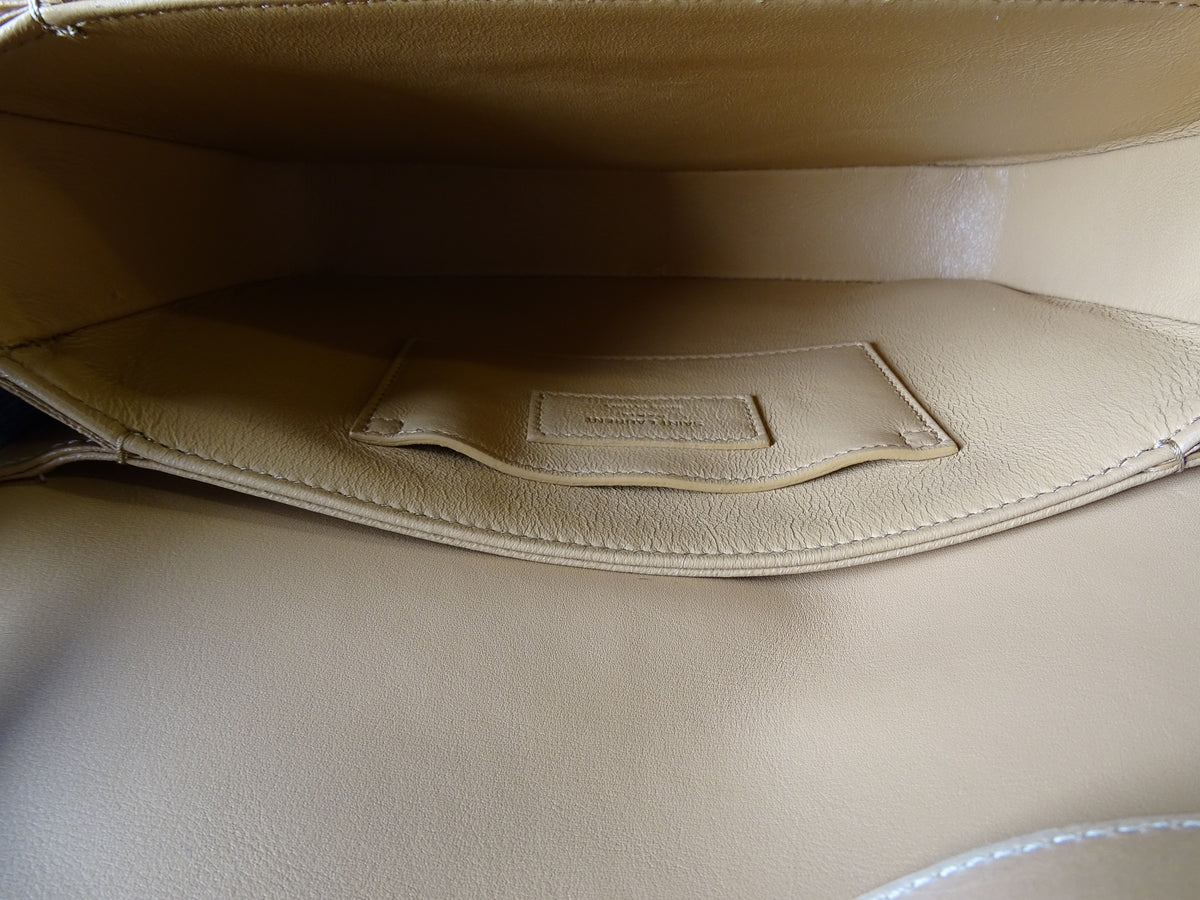 Saint Laurent Solferino Medium Satchel In Canvas & Leather