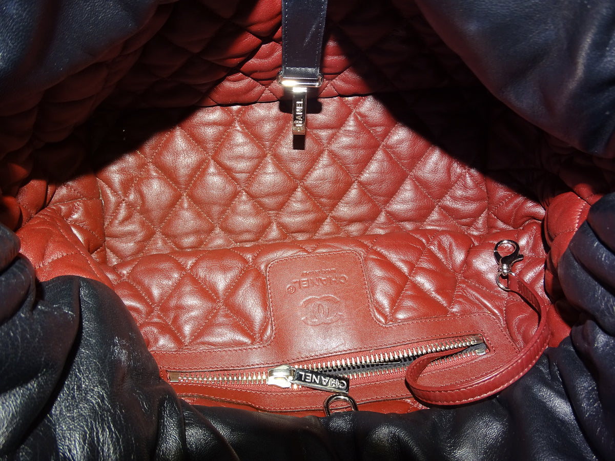 Chanel Coco Cocoon Tote Black Leather 2009/10