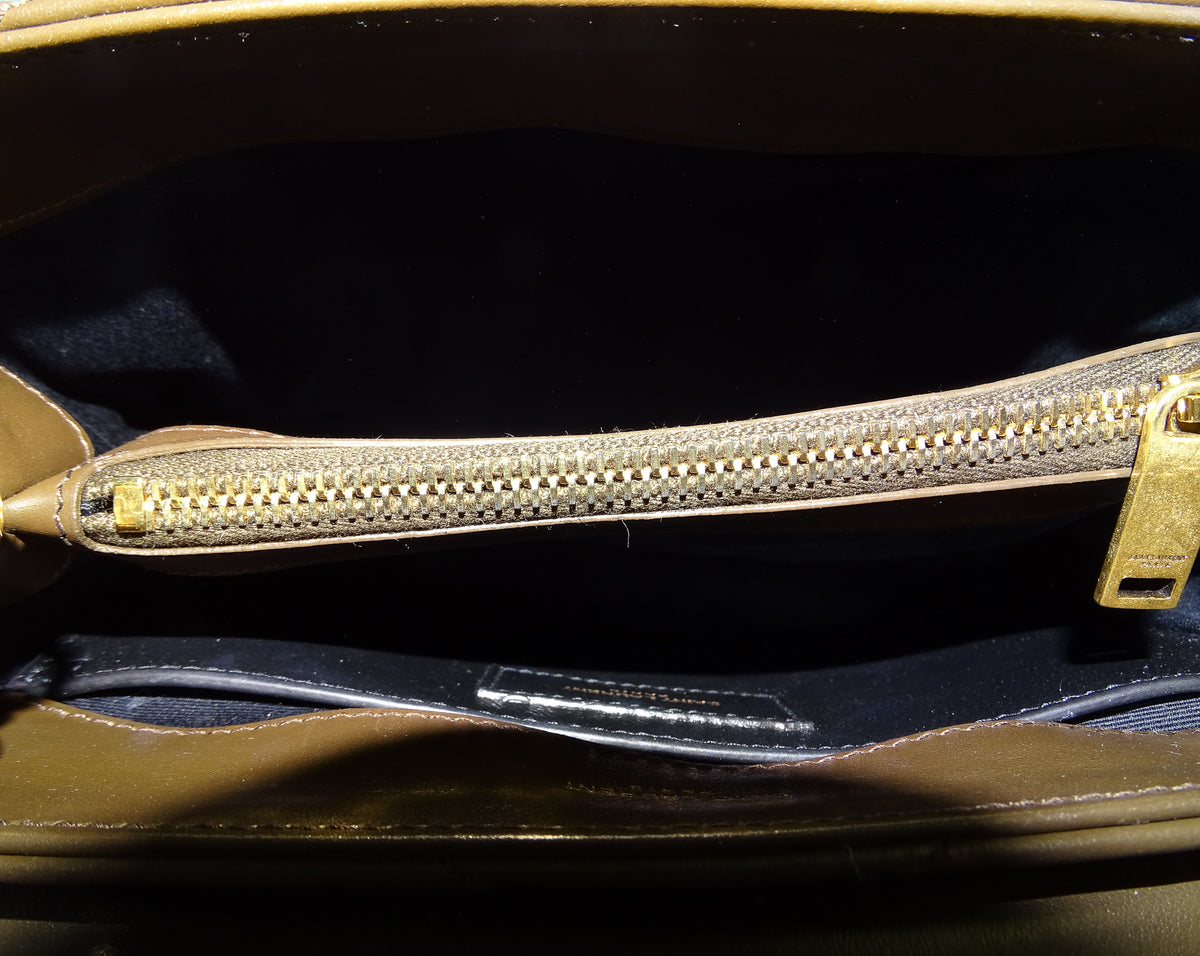 Saint Laurent Loulou Small Brown GHW 2021