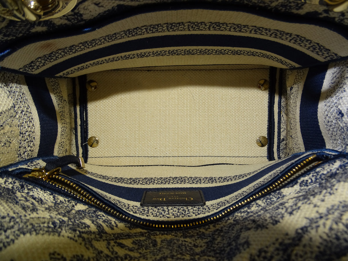 Dior Lady D-Lite Medium Toile de Jouy Reverse Embroidery 2021
