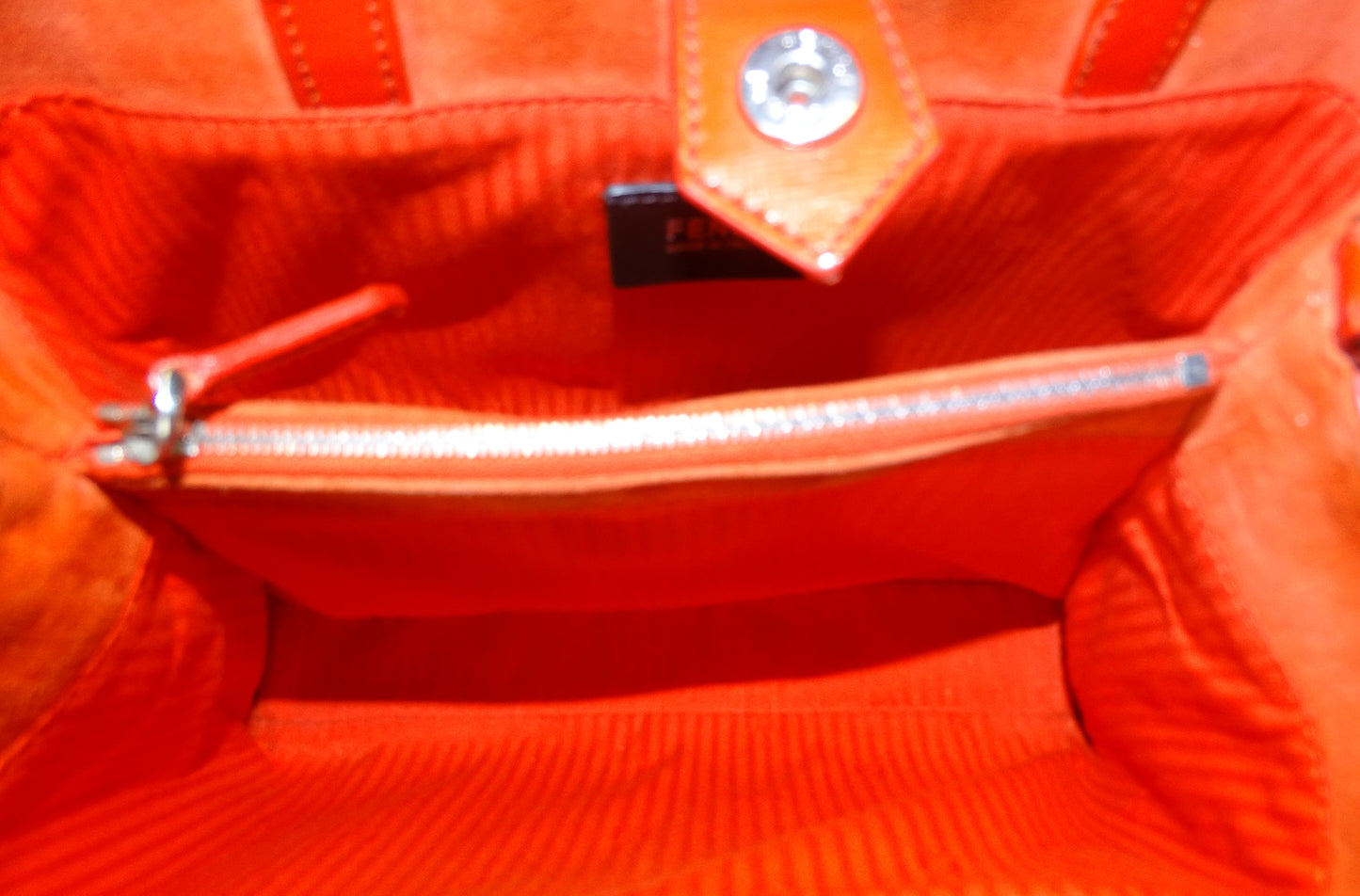 Fendi Red Patent Leather Petite 2Jour