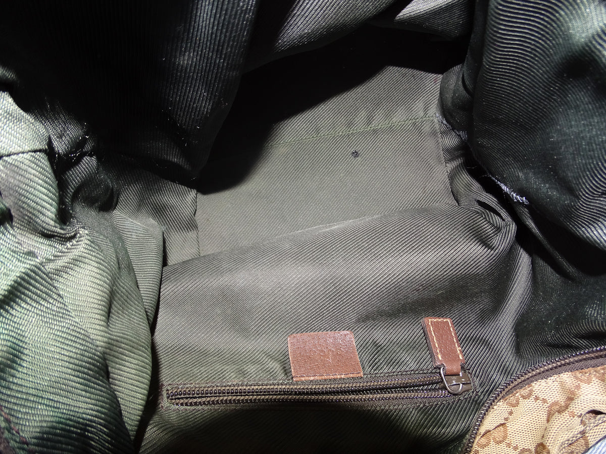 Gucci Tote Mini GG Canvas with Web Handles