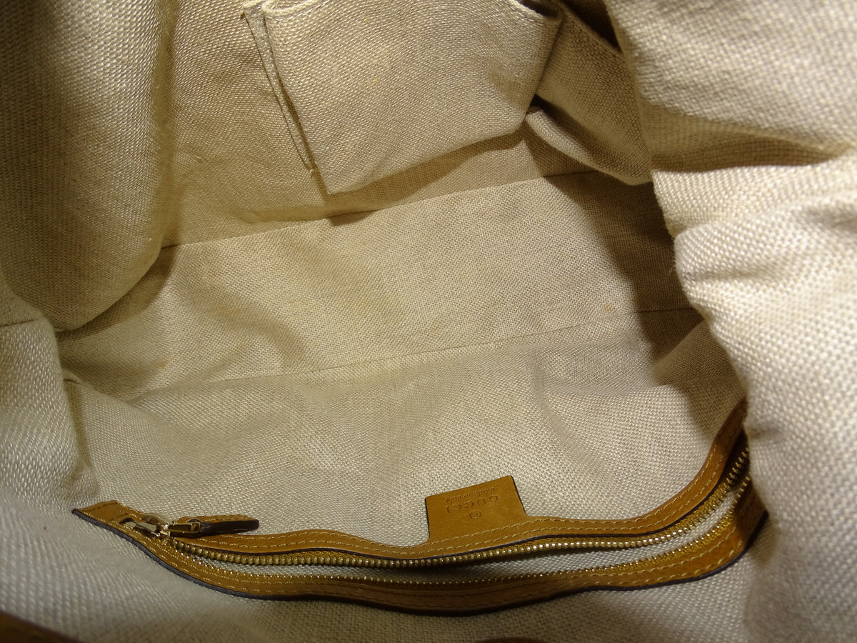 Gucci Marrakech Hobo Shoulder Bag GG Canvas