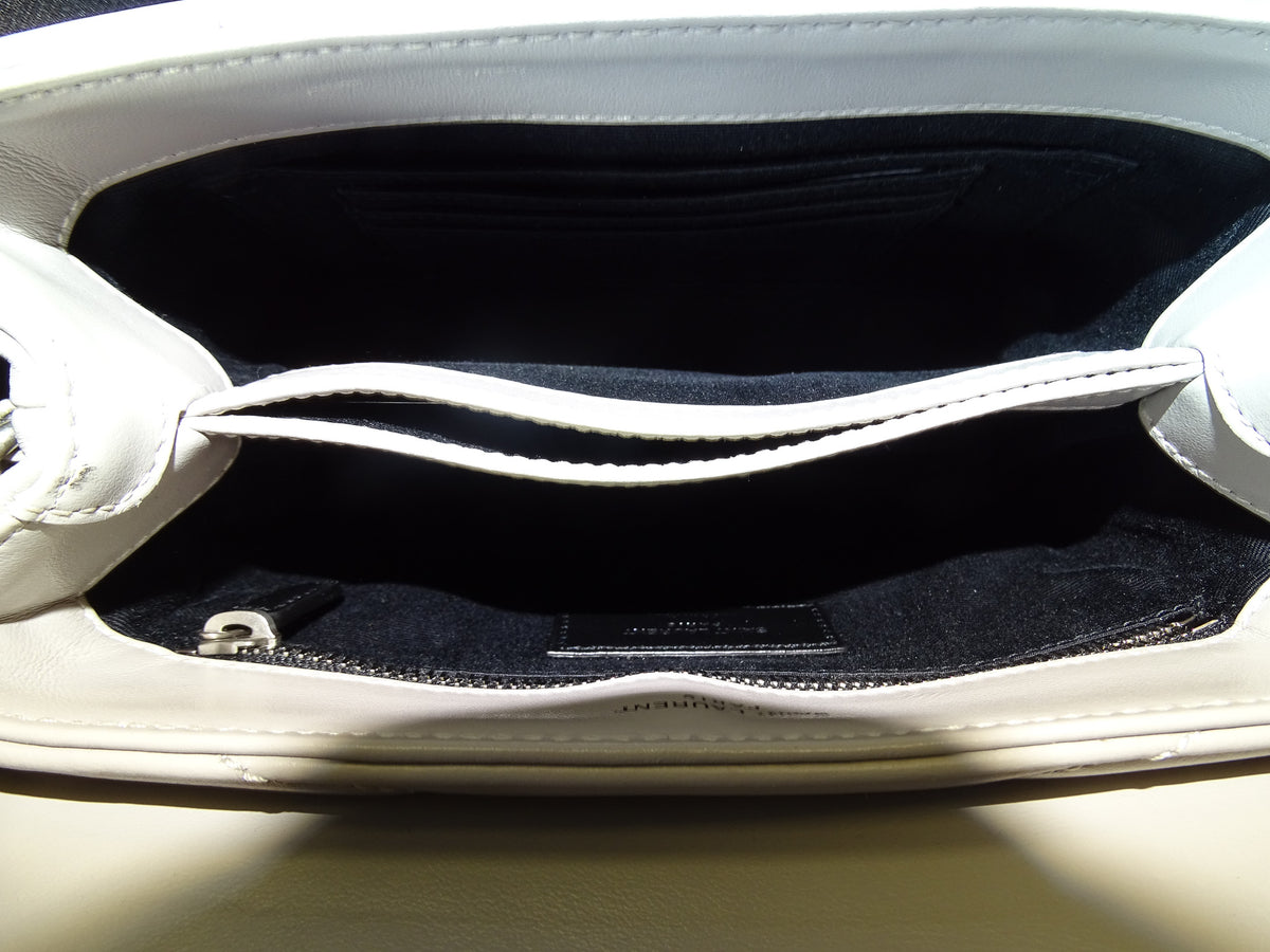 Saint Laurent Loulou Toy Grey SHW 2019