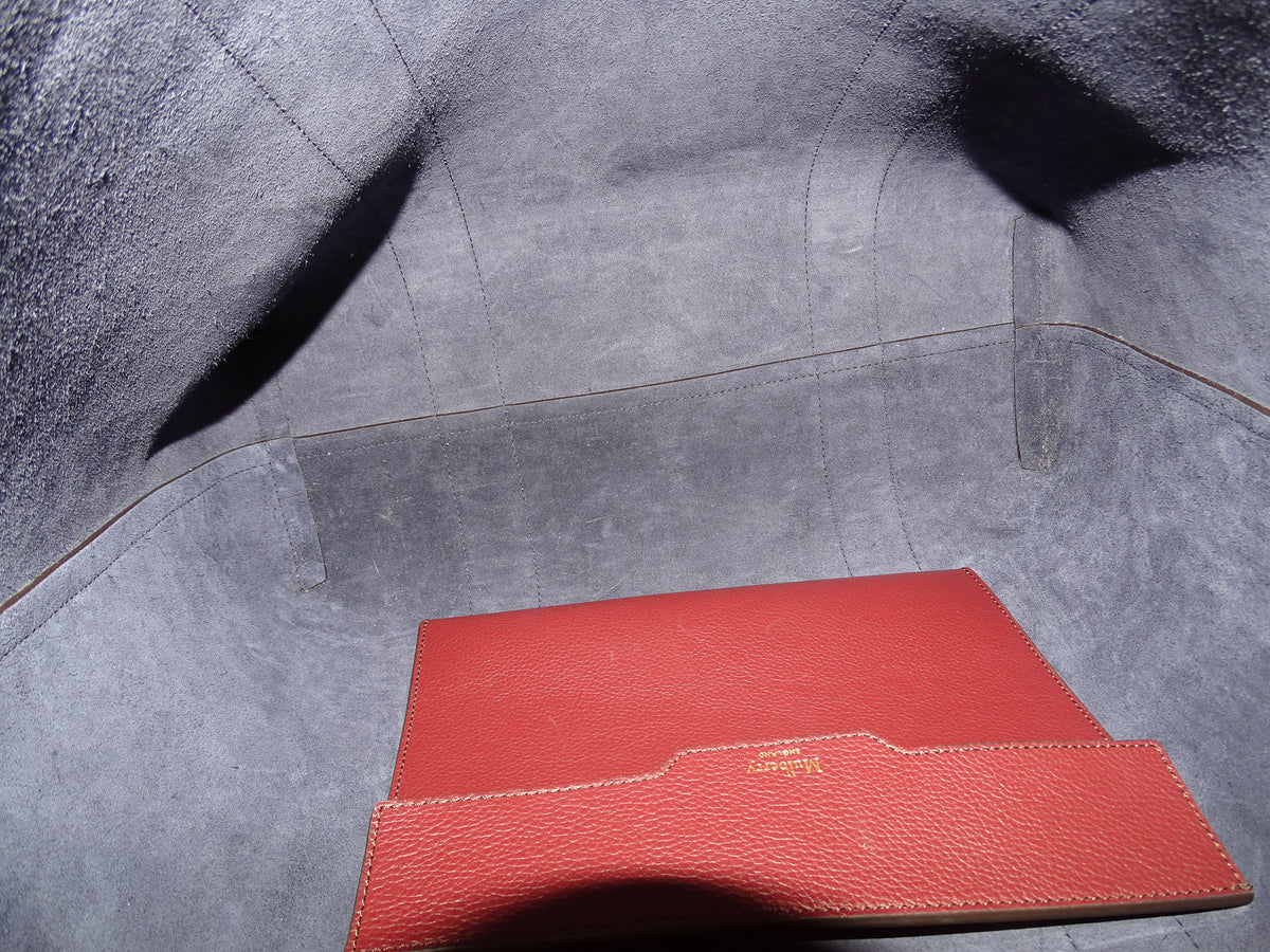 Mulberry Bayswater Tote Oxblood Gold HW