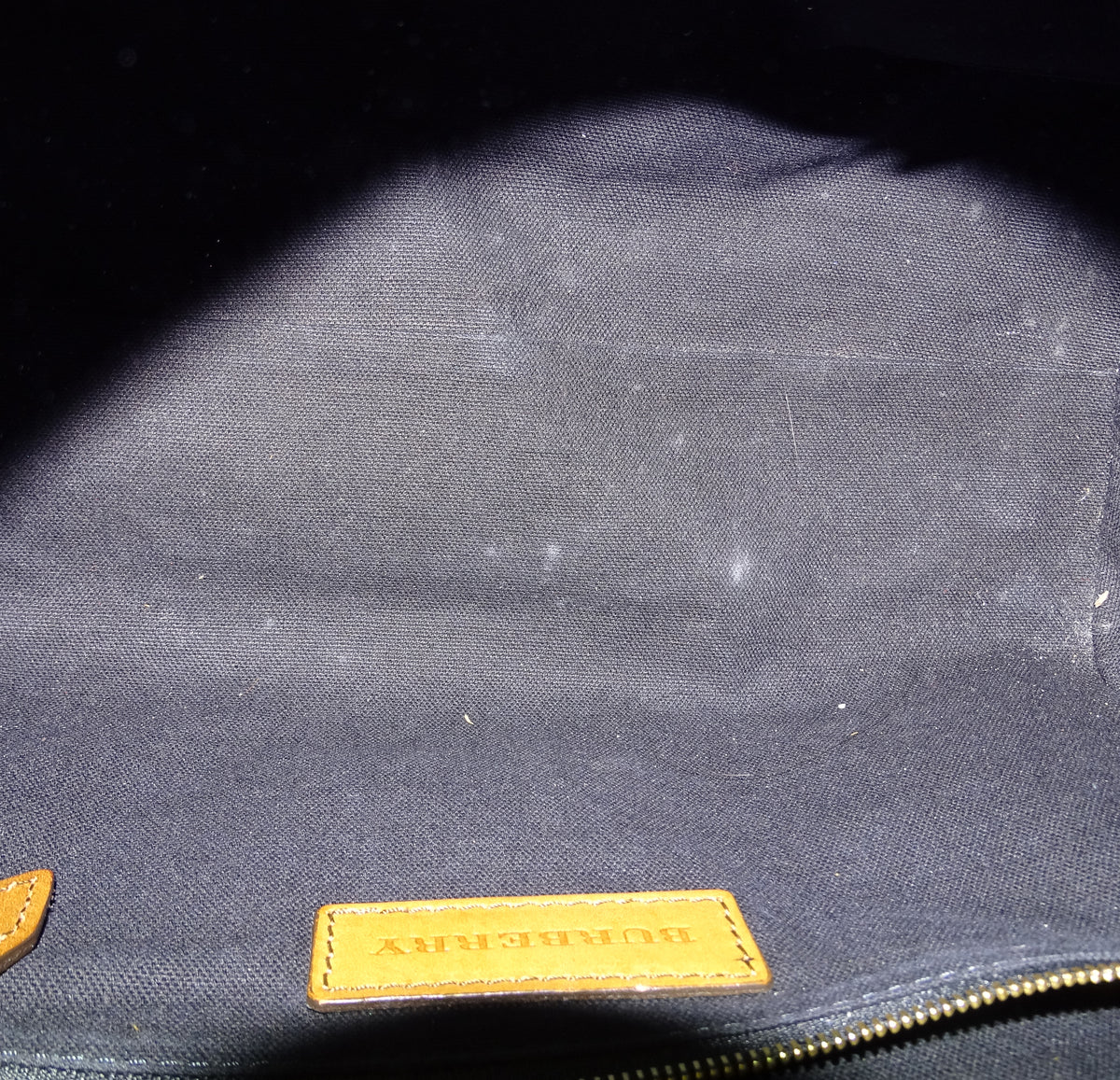Burberry Alchester Bowling Bag In House Check (No Strap)